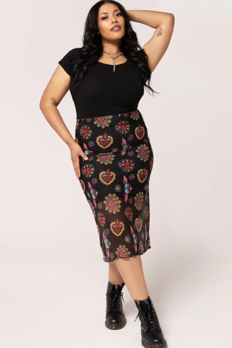 Amias Mesh Skirt>Hell Bunny Store
