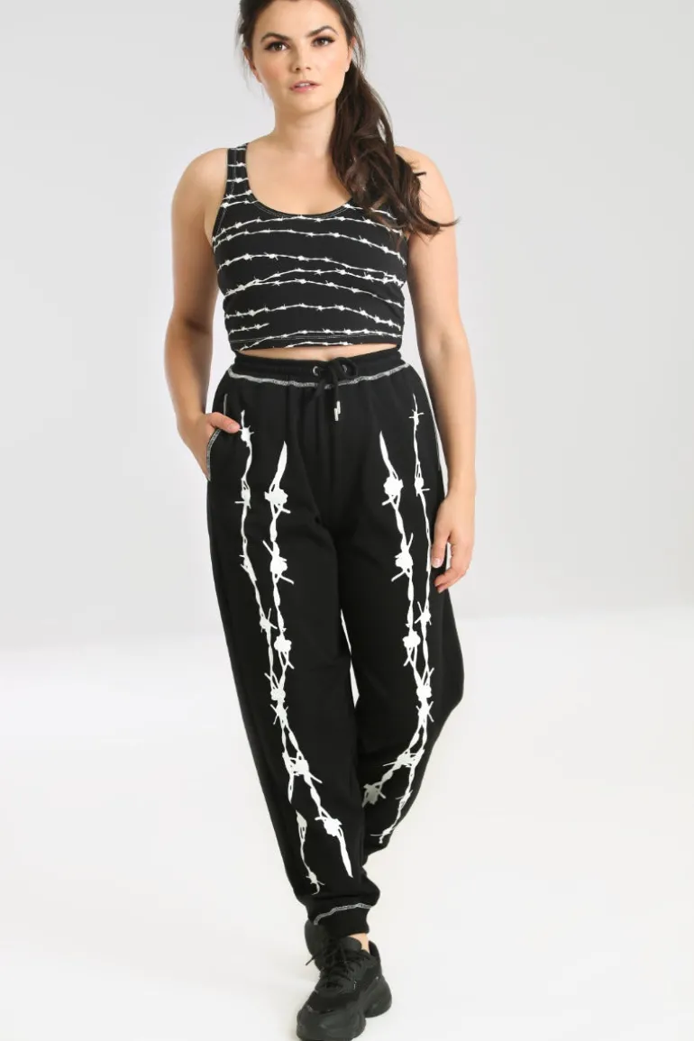 Barbed Wire Joggers>Hell Bunny Outlet