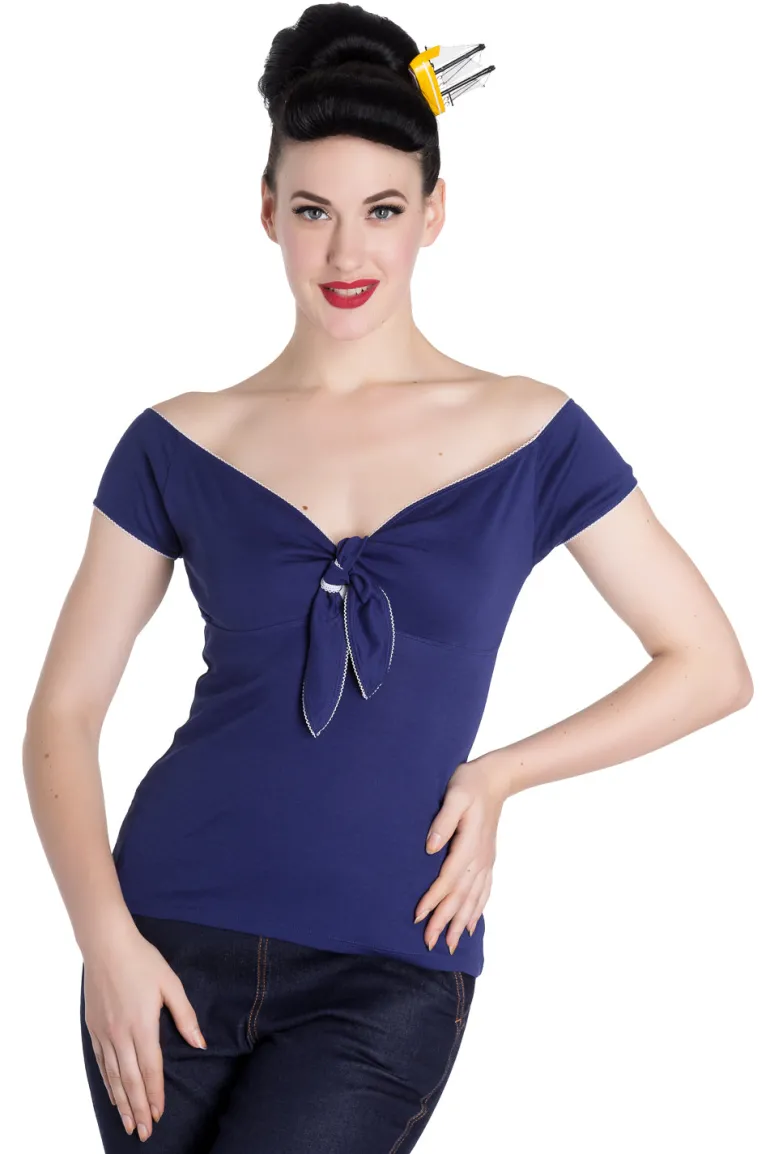 Bardot Top>Hell Bunny Store