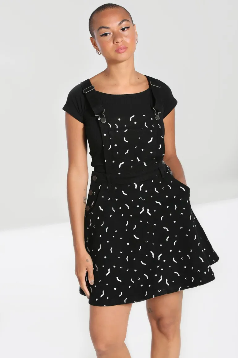 Bat Pinafore Dress>Hell Bunny Best Sale