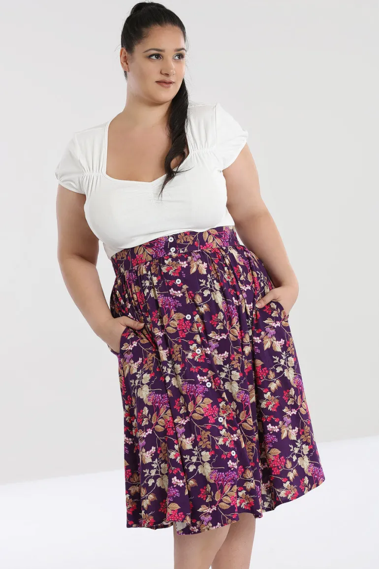 Berry Crush Skirt>Hell Bunny Cheap