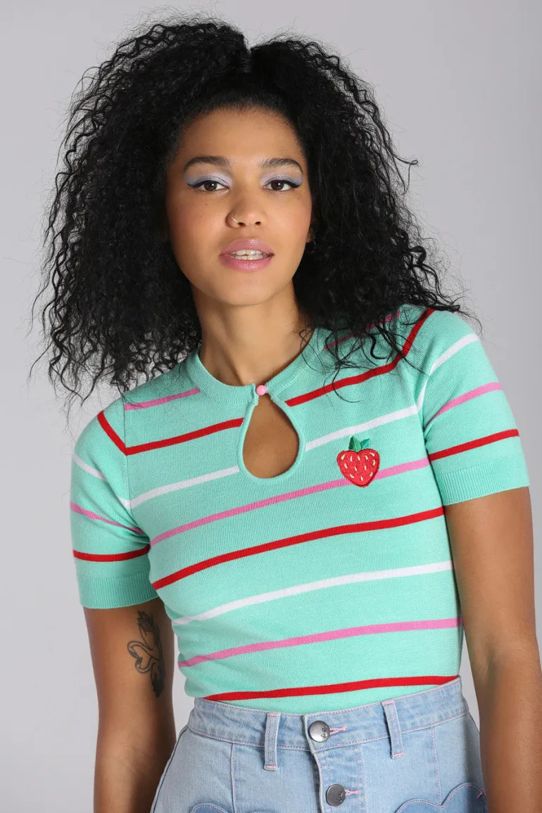 Berry Cute Top>Hell Bunny Fashion