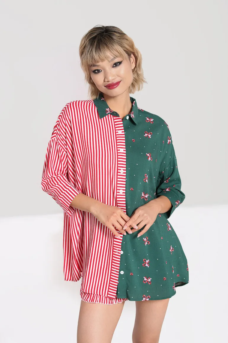 Beth Oversized Shirt>Hell Bunny Store