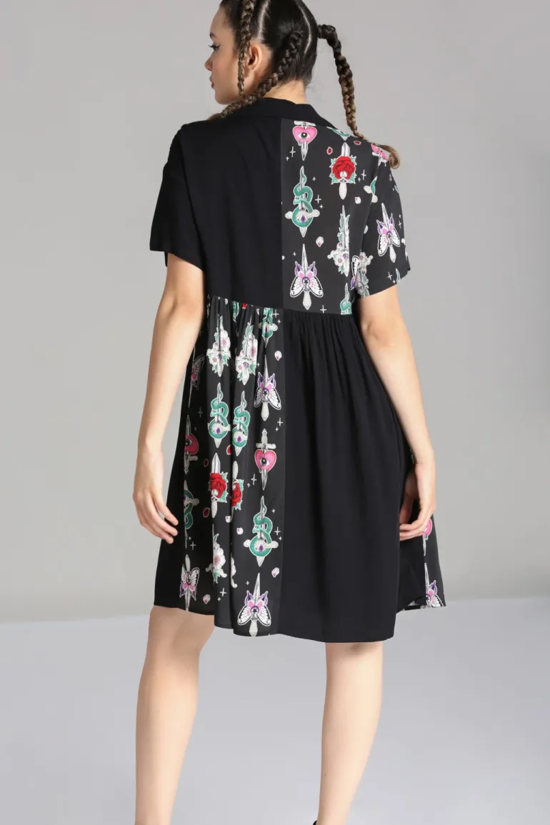Cersei Knee Dress>Hell Bunny Cheap
