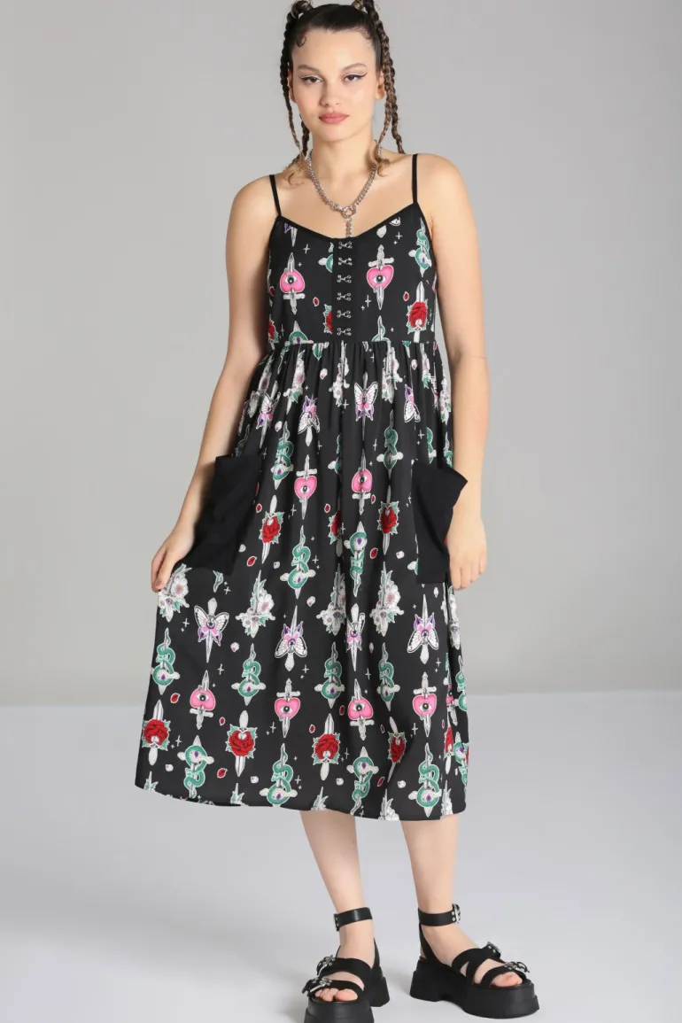 Cersei Maxi Dress>Hell Bunny Hot