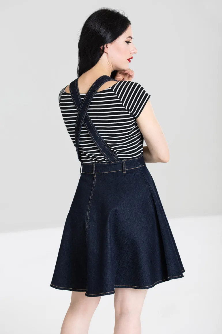 Dakota Pinafore Dress>Hell Bunny Best Sale