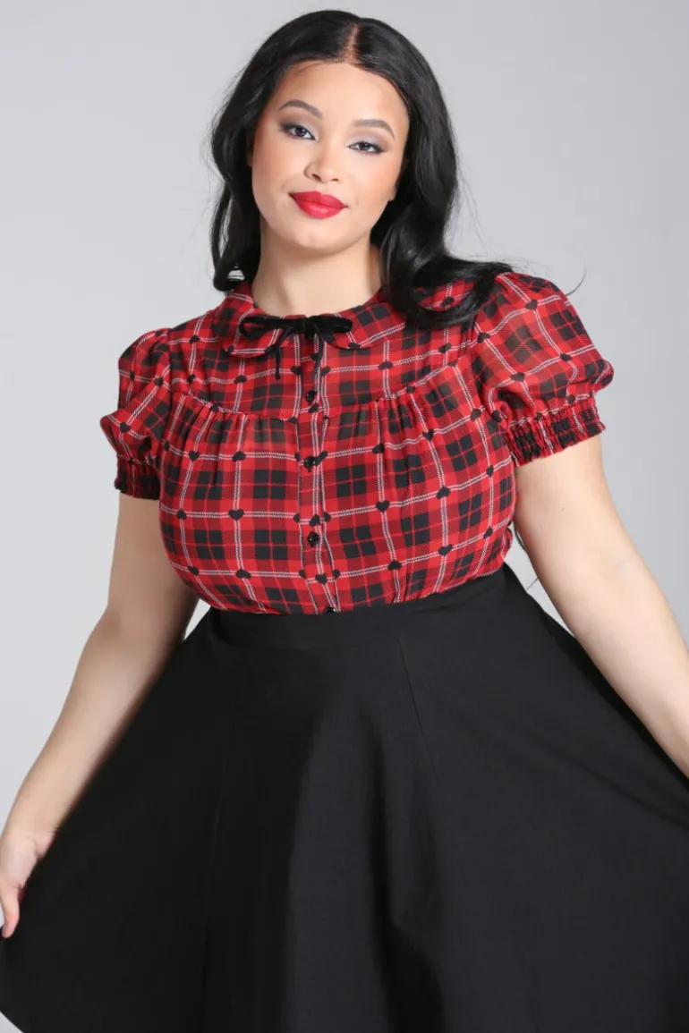 Date Night Blouse>Hell Bunny Best Sale