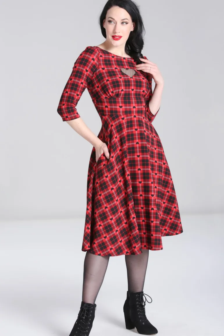 Date Night Midi Dress>Hell Bunny New