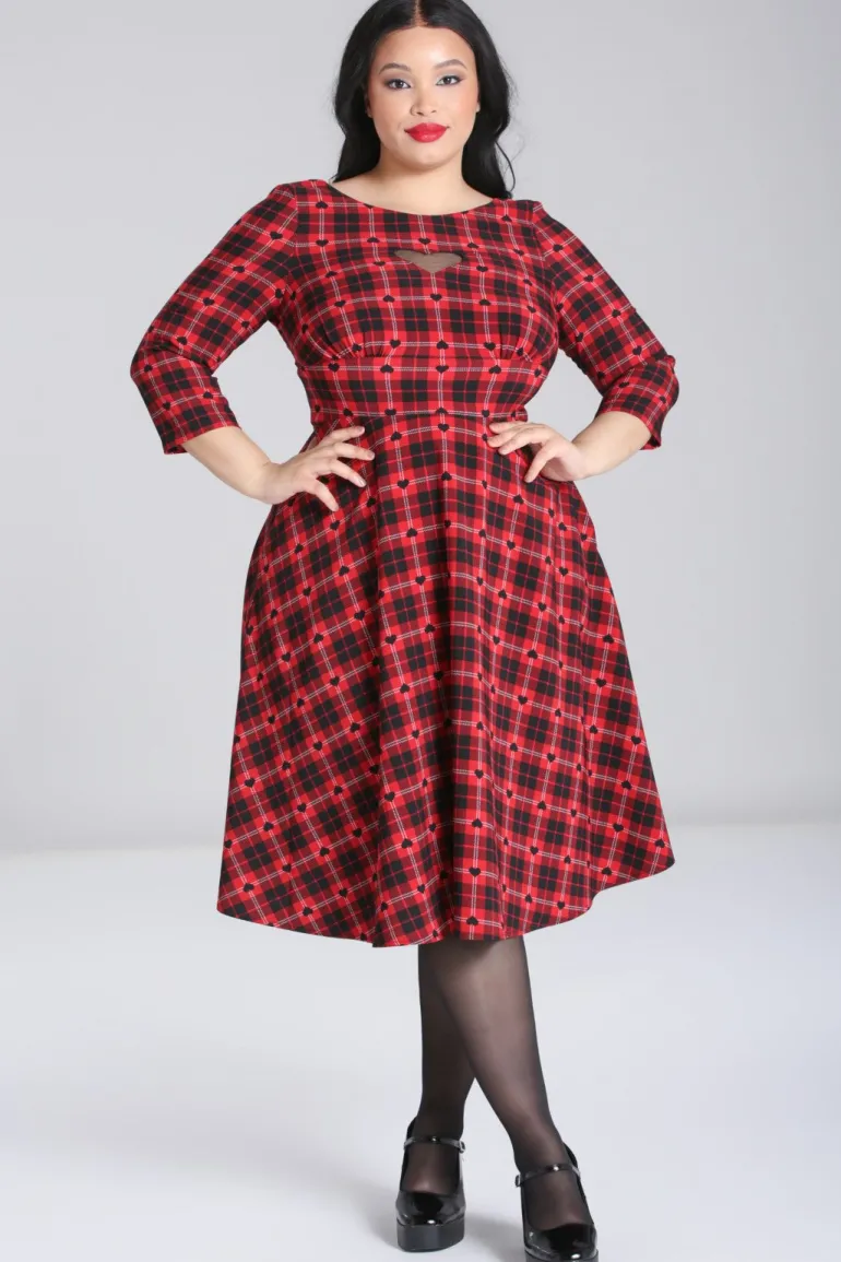 Date Night Midi Dress>Hell Bunny New
