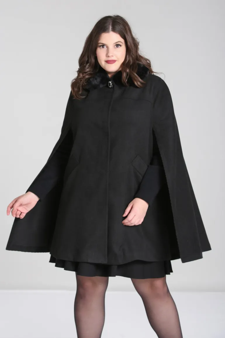 Devon Cape Coat>Hell Bunny Store