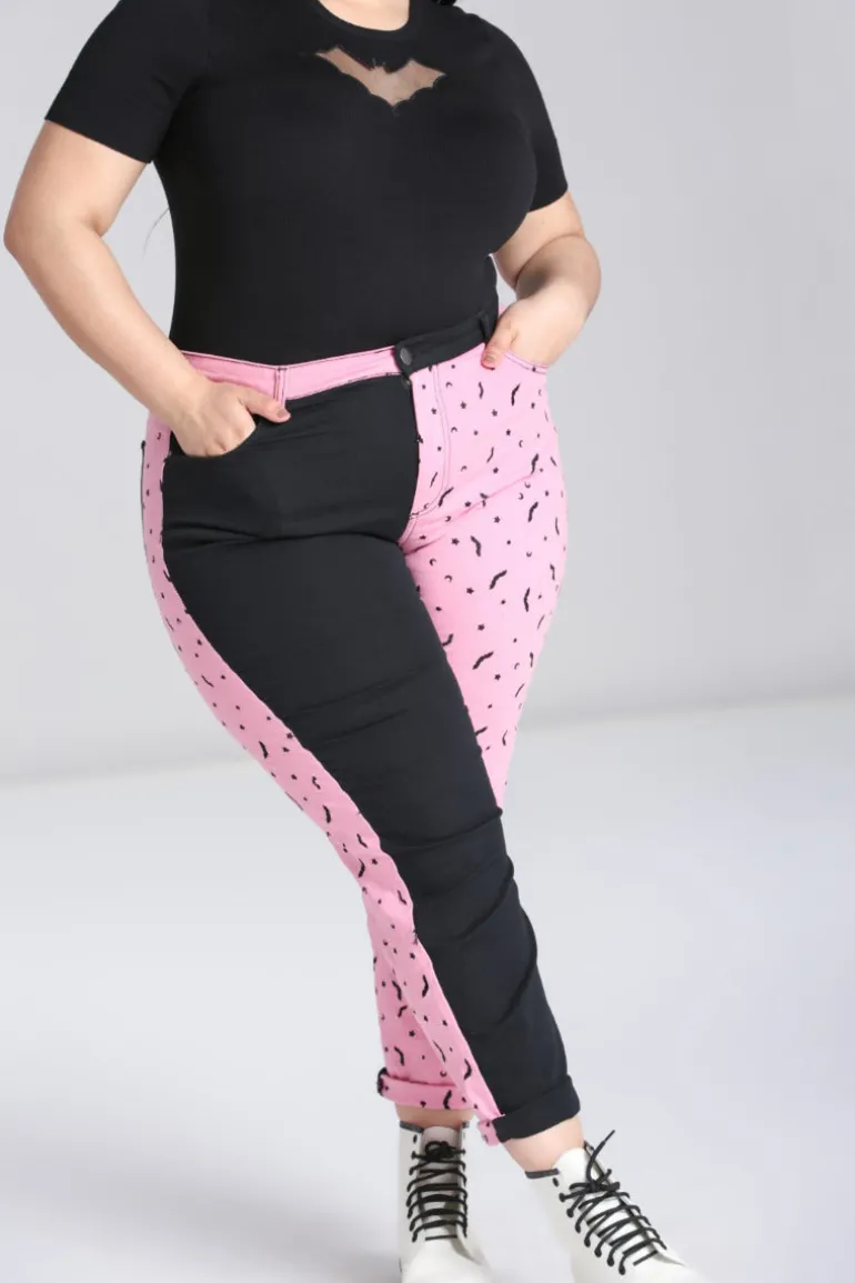 Duo Bat Jeans>Hell Bunny Cheap