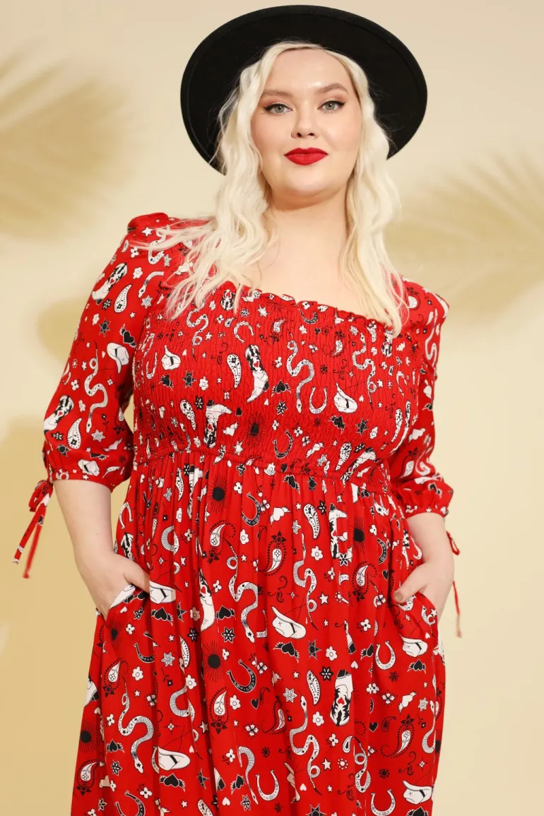 Emmylou Maxi Dress>Hell Bunny Fashion