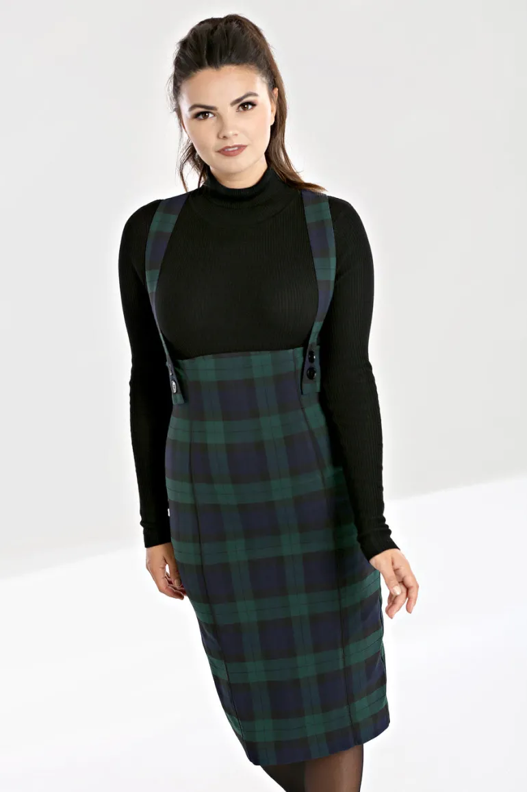 Evelyn Pinafore Skirt>Hell Bunny Shop