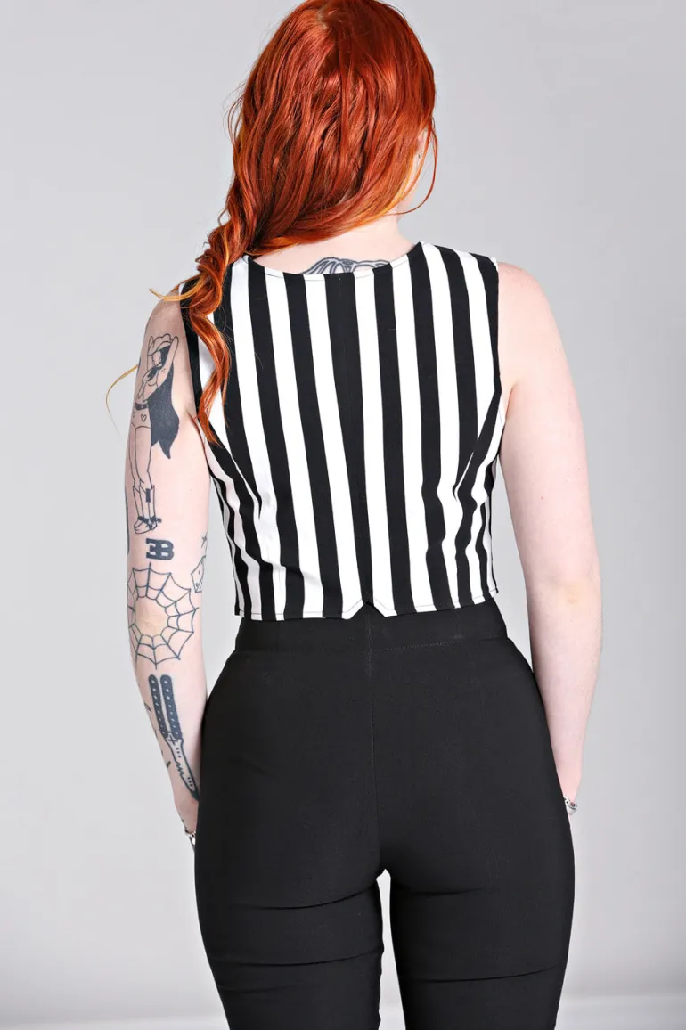 Gaspar Waistcoat>Hell Bunny Cheap