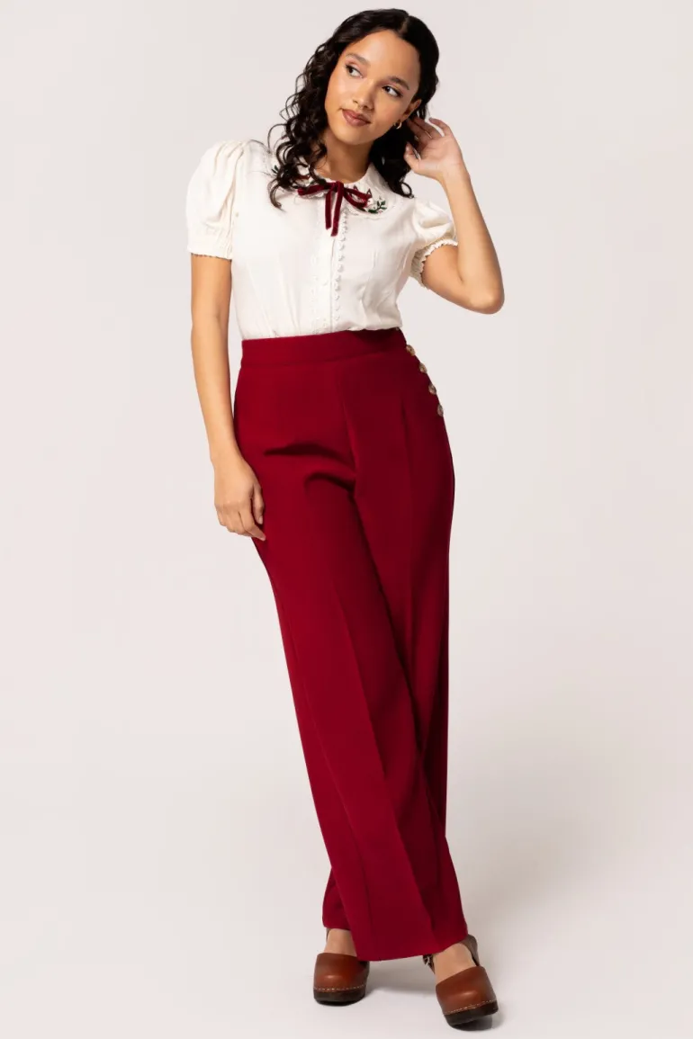 Ginger Swing Trousers>Hell Bunny Best Sale