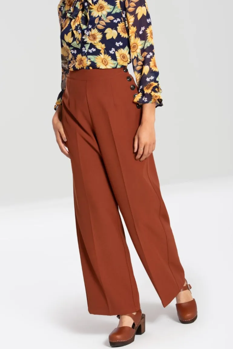 Ginger Swing Trousers>Hell Bunny Discount