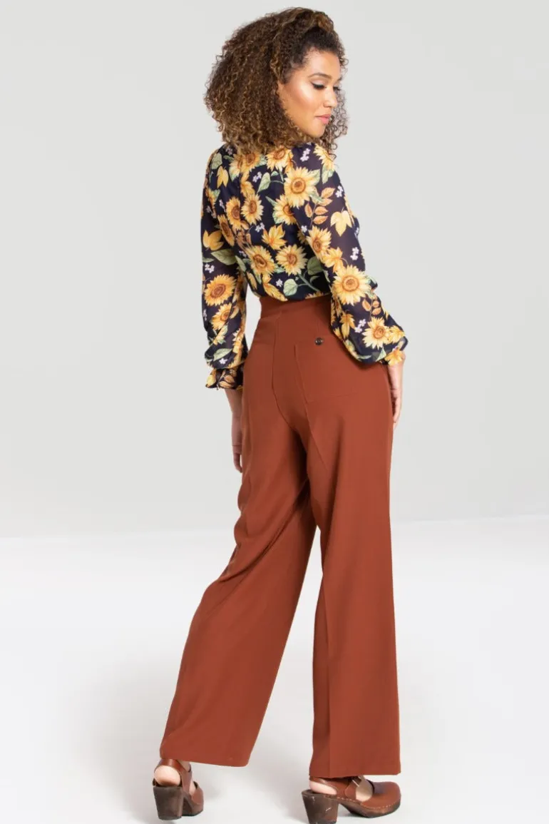 Ginger Swing Trousers>Hell Bunny Discount