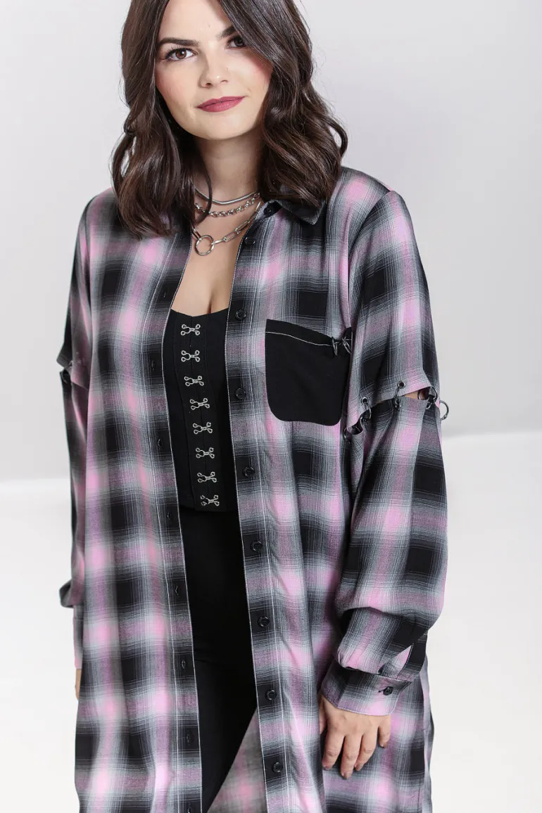 Hayley Shirt Dress>Hell Bunny Discount