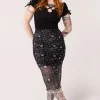 Hello Goodbye Mesh Skirt>Hell Bunny Clearance