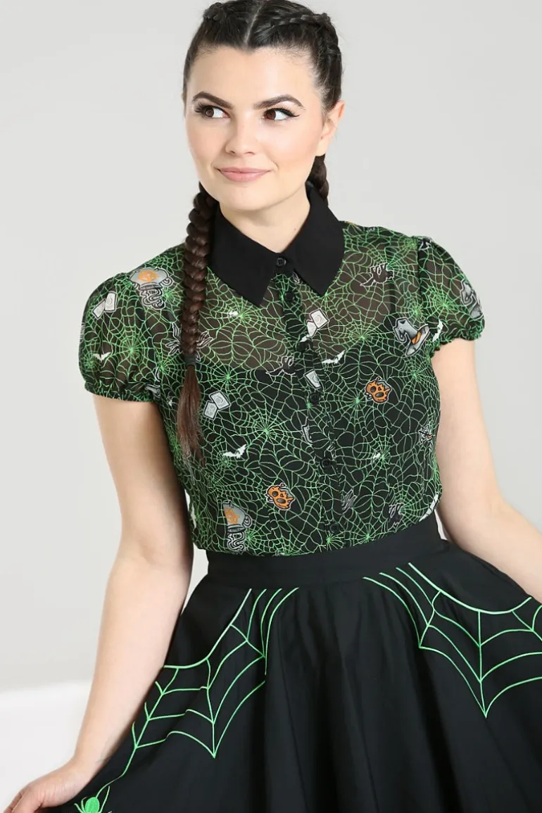 Hex Blouse>Hell Bunny Shop