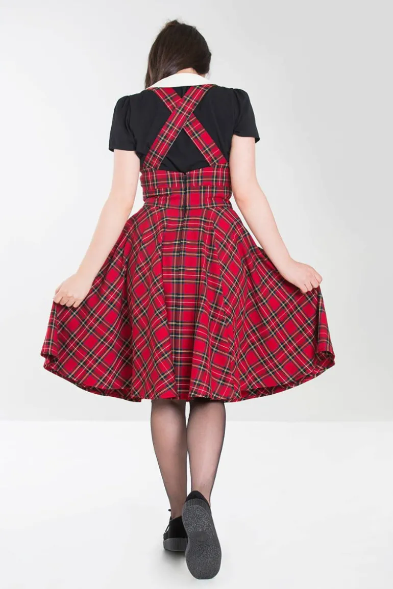 Irvine Pinafore Dress>Hell Bunny New