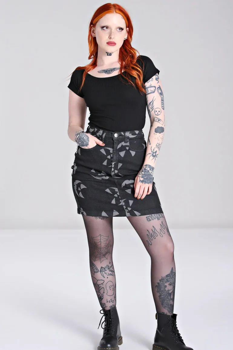 Jack-O-Lantern Skirt>Hell Bunny Cheap