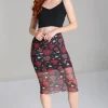 Kate Heart Mesh Skirt>Hell Bunny Sale