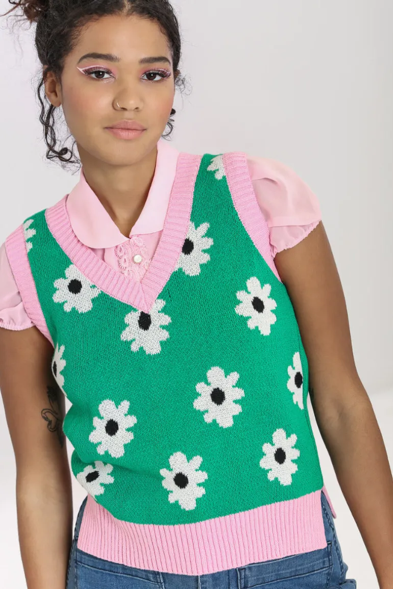 Kitsch Daisy Vest>Hell Bunny Hot