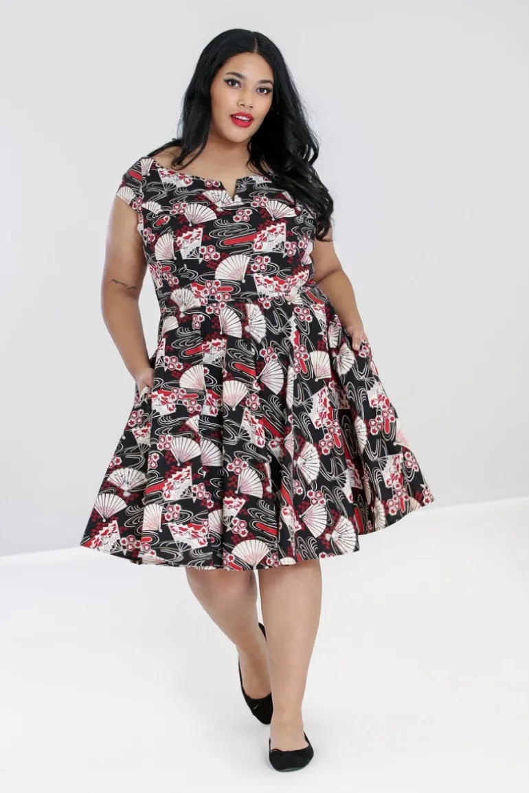 Lanah Mid Dress>Hell Bunny Fashion