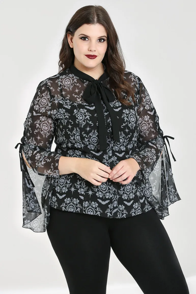 Lost Whispers Blouse>Hell Bunny New