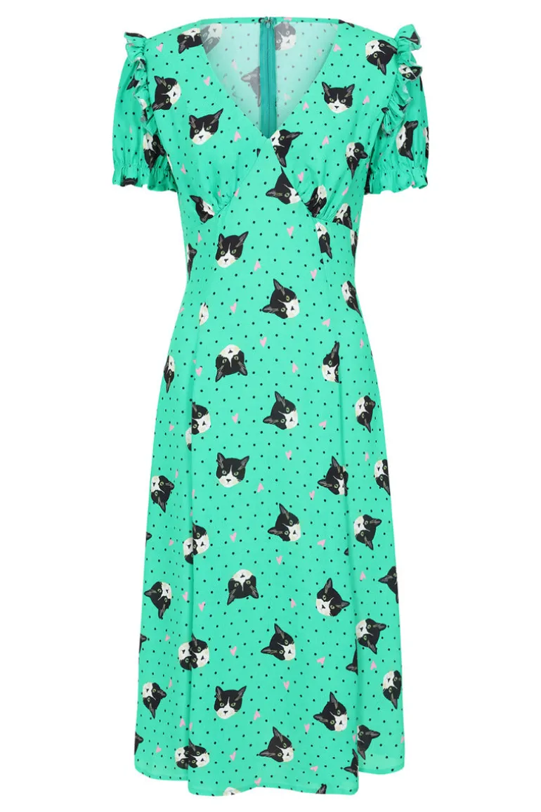 love_cats_midi_dress_5.webp Love Cats Midi Dress>Hell Bunny Hot