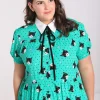 Love Cats Mini Dress>Hell Bunny Hot