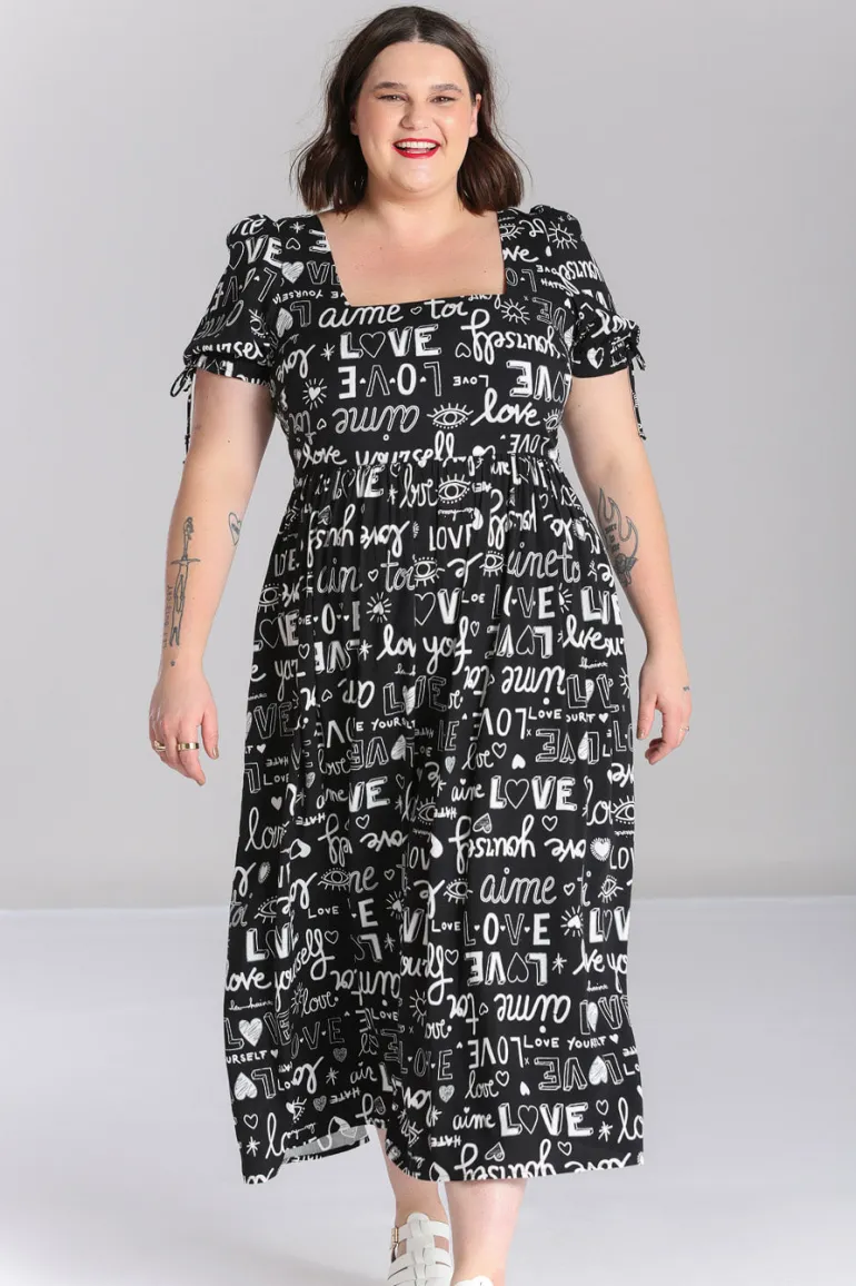 Love Yourself Maxi Dress>Hell Bunny Fashion