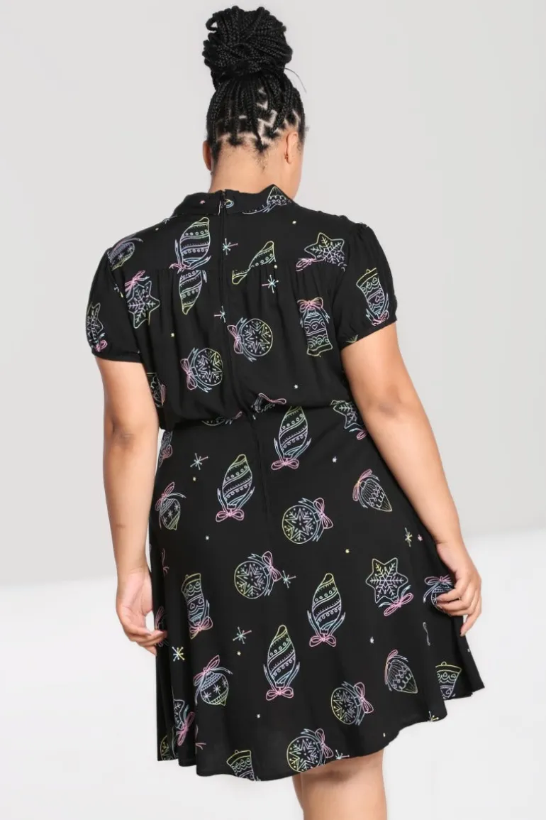 Merry Mid Dress>Hell Bunny Hot