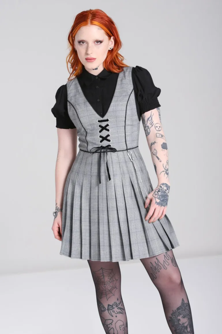 Mina Pinafore Dress>Hell Bunny Online