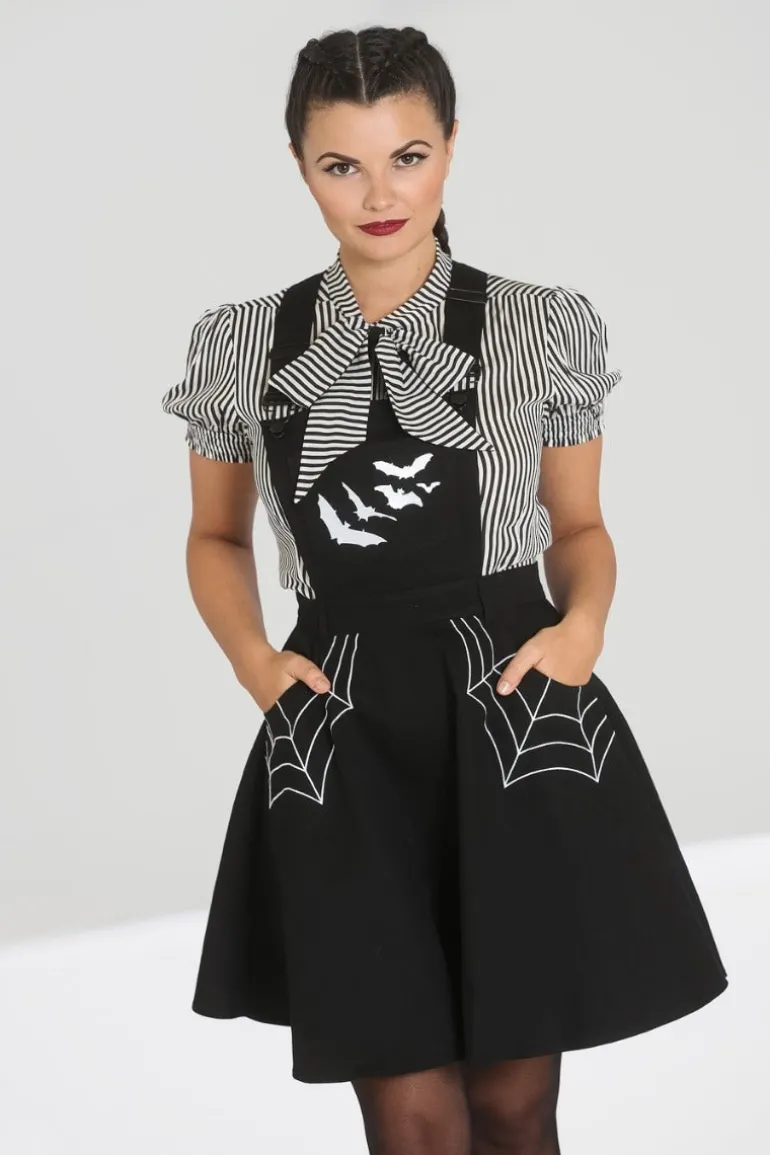 Miss Muffet Pinafore Dress>Hell Bunny New