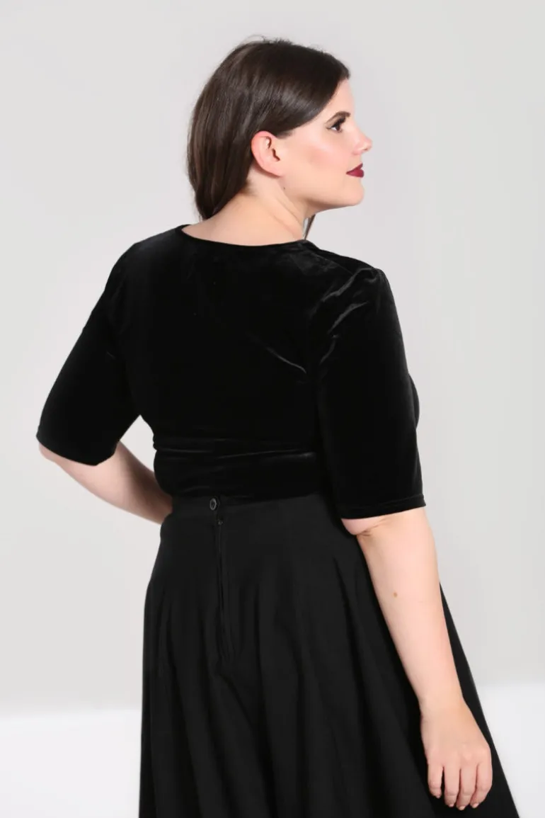 Morticia Top>Hell Bunny New
