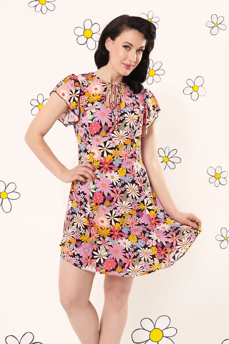 Nadine Mini Dress>Hell Bunny Hot