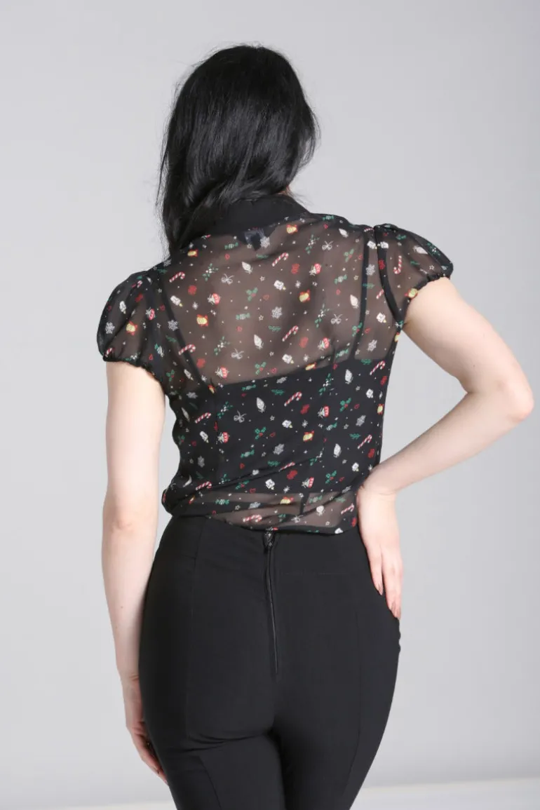 Natalie Blouse>Hell Bunny Sale