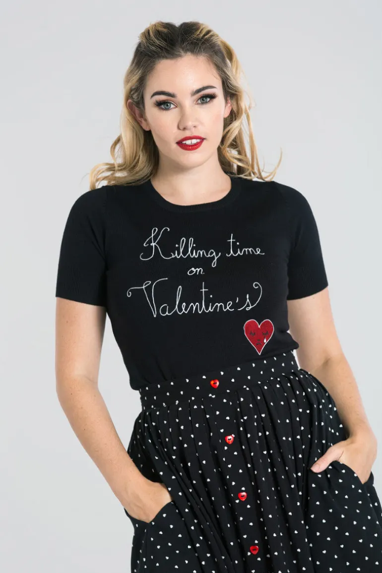 Non - Valentine Top>Hell Bunny Hot