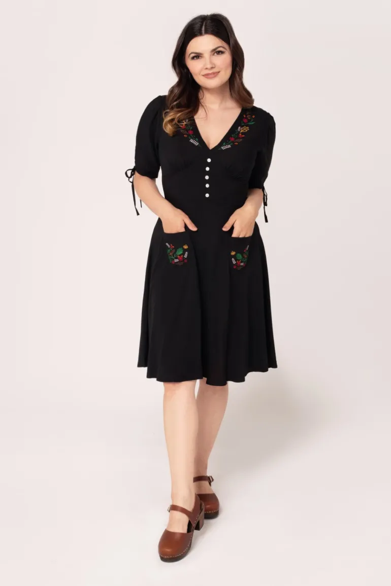 Olivia Mid Dress>Hell Bunny Cheap