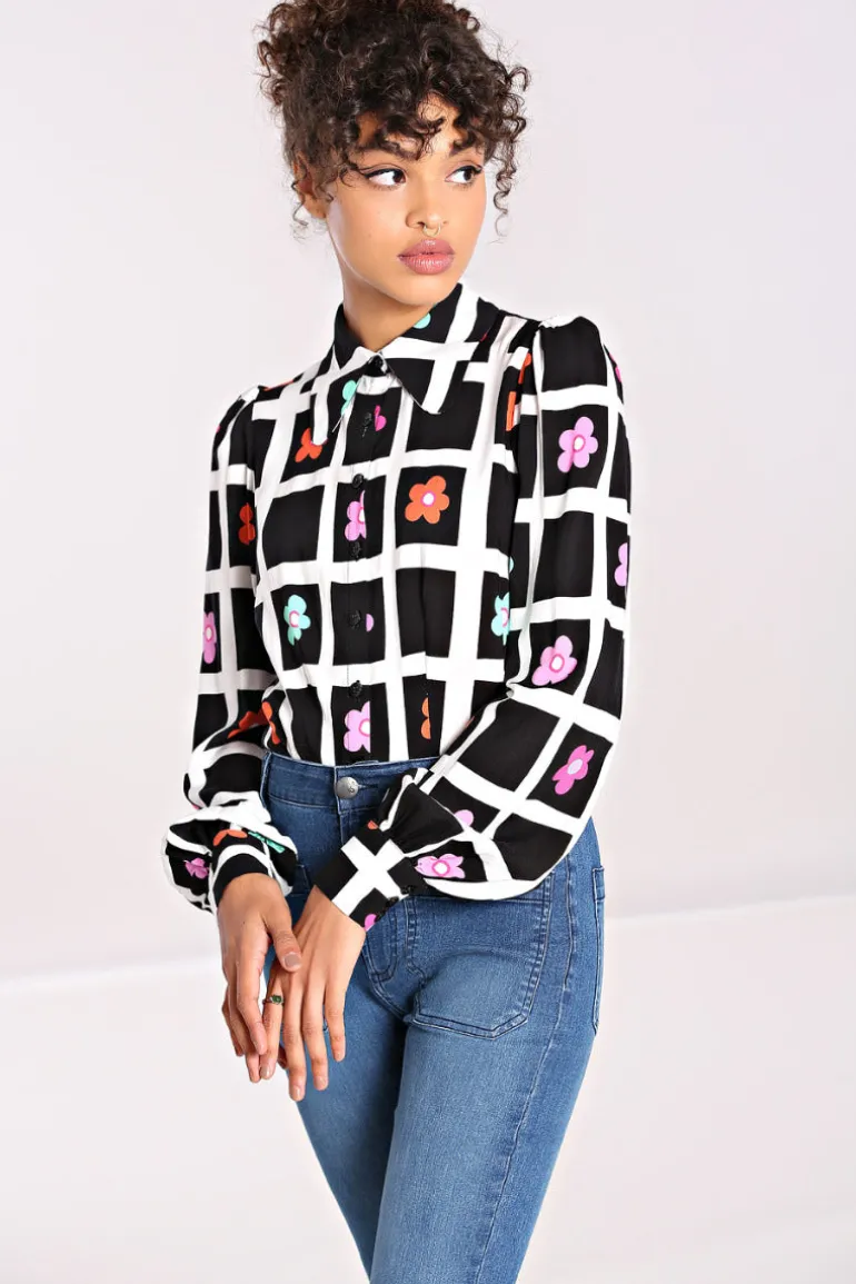 Oopsie Daisy Blouse>Hell Bunny Fashion