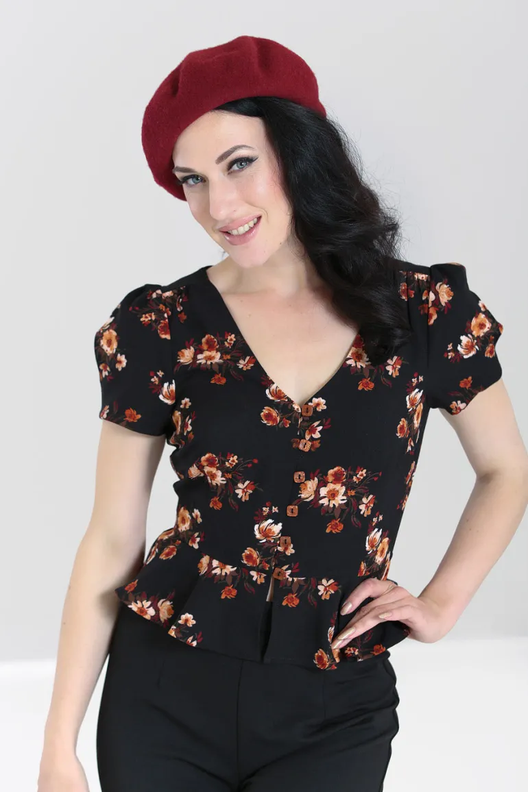 Orla Blouse>Hell Bunny Hot