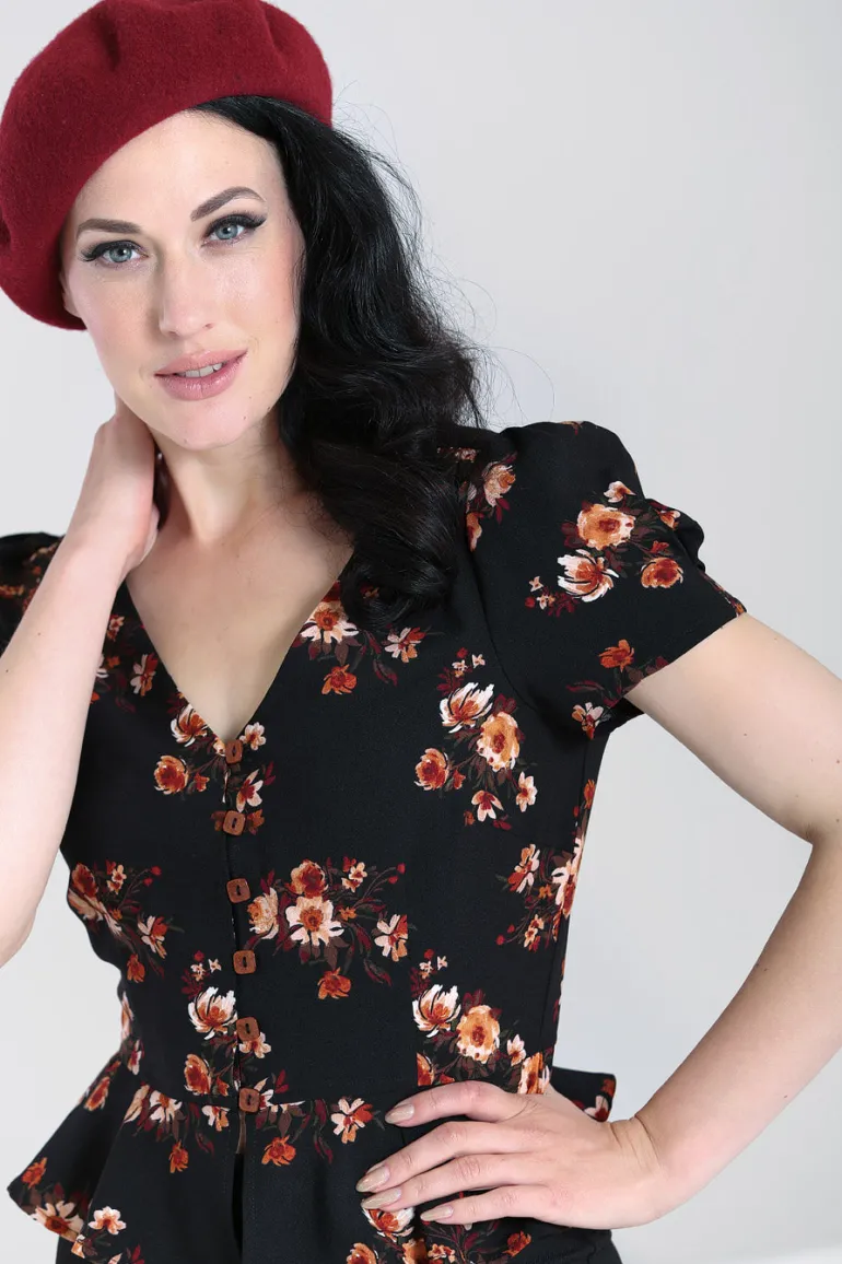 Orla Blouse>Hell Bunny Hot
