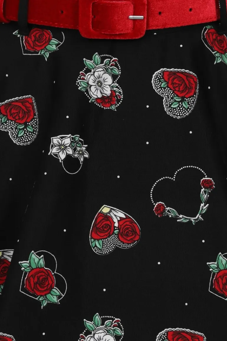 petals_s_skirt_4.webp Petals 50's Skirt>Hell Bunny Discount