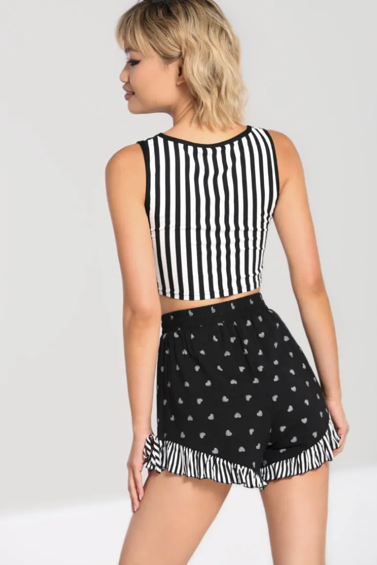 Ribcage Crop Top>Hell Bunny Hot