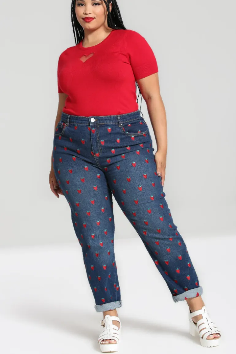 strawberry_denim_jeans_4.webp Strawberry Denim Jeans>Hell Bunny Hot