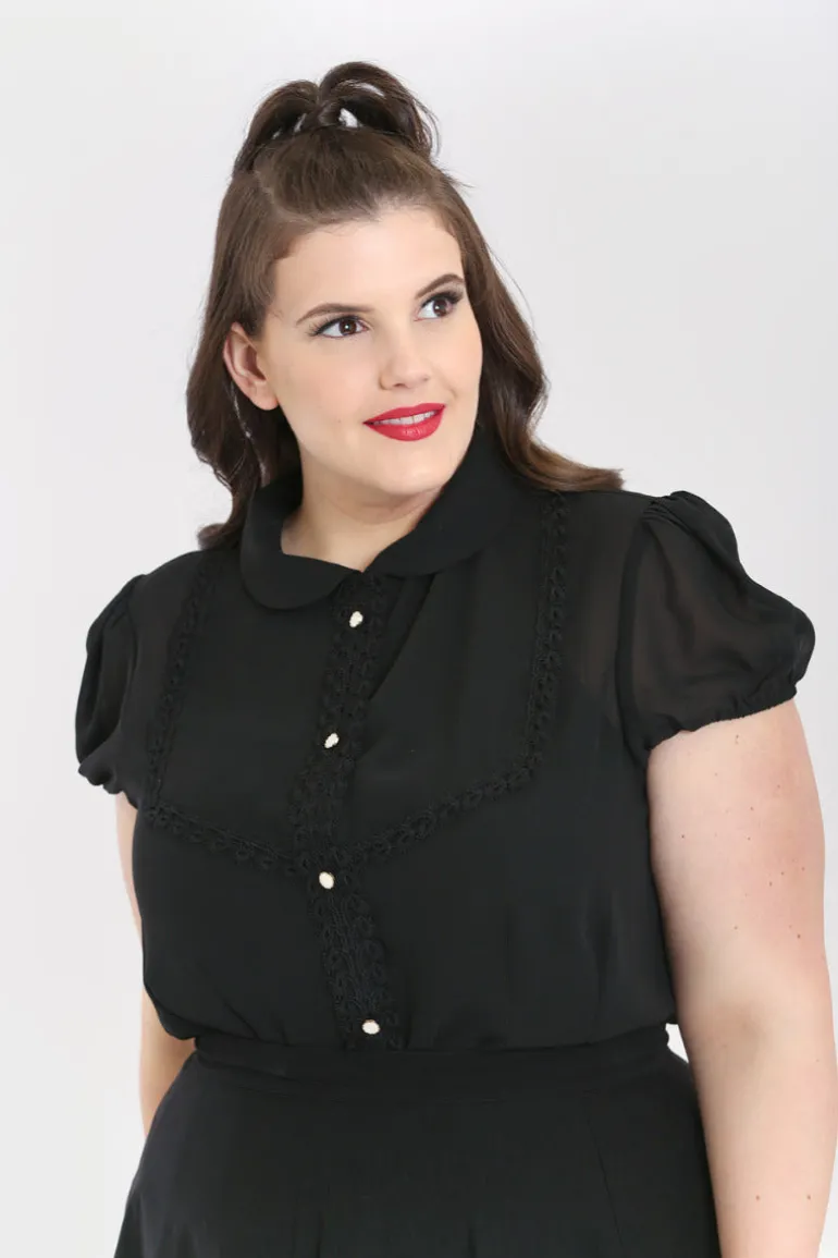 Taffy Blouse>Hell Bunny Hot