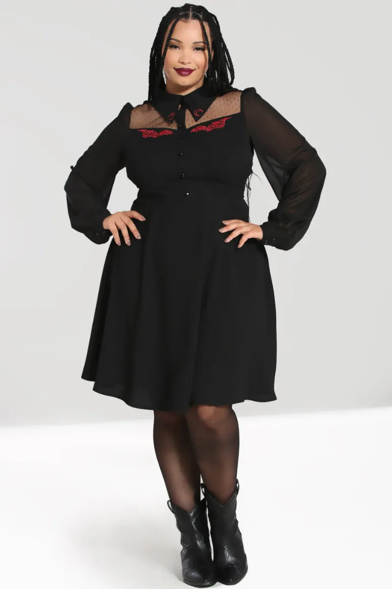 Tallulah Mid Dress>Hell Bunny Clearance