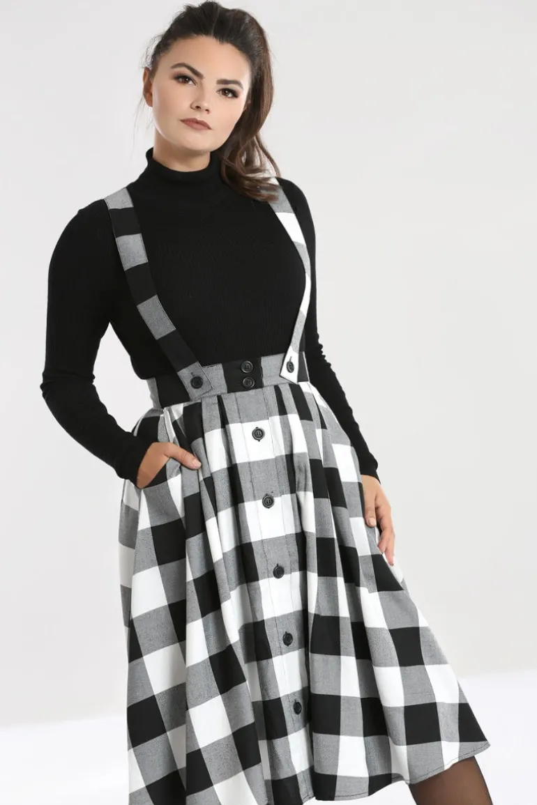 Teen Spirit Pinafore Skirt>Hell Bunny Shop